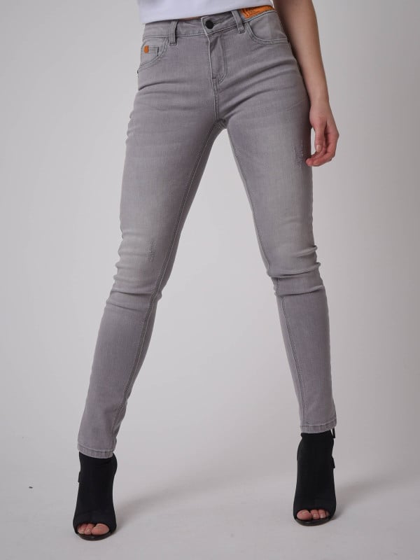 Project X Paris Jean Skinny Fit Push-up étiquette Logo