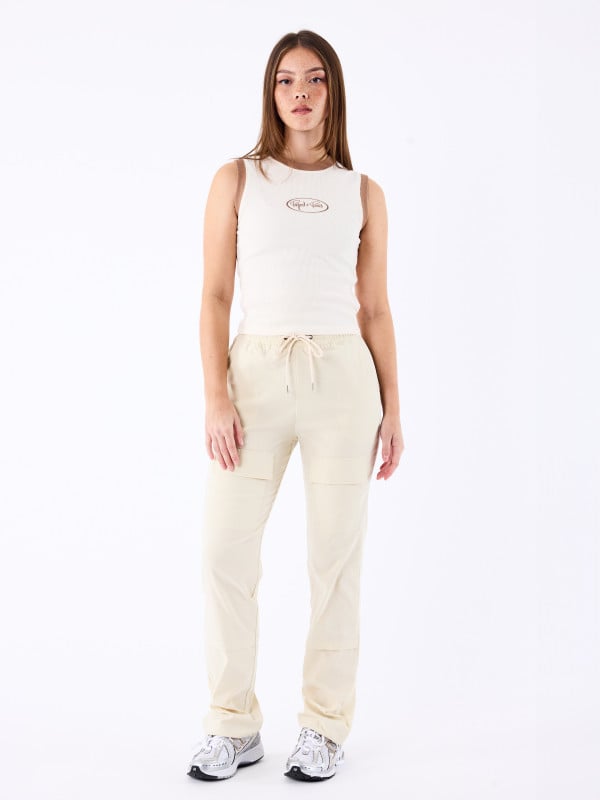 project x paris Pantalon ceinture bande élastiquée logotée