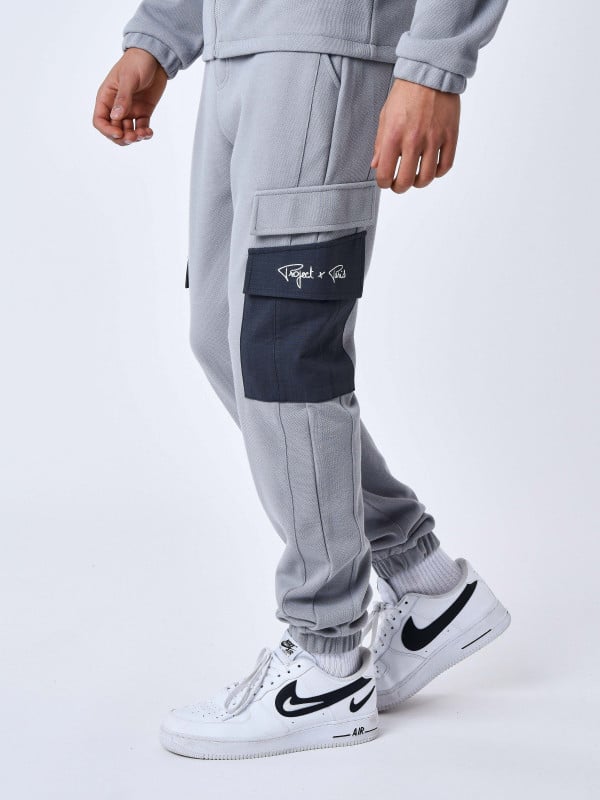 Project X Paris Pantalon De Jogging Bi-matière A Poches