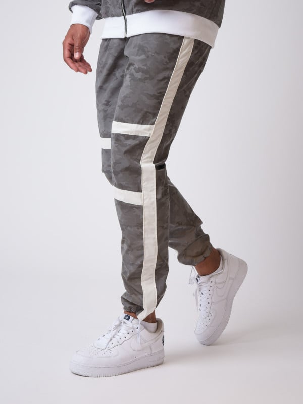 Project X Paris Pantalon De Jogging Bi-matière Réfléchissante Motif Camouflage "CAMO REFLECT"