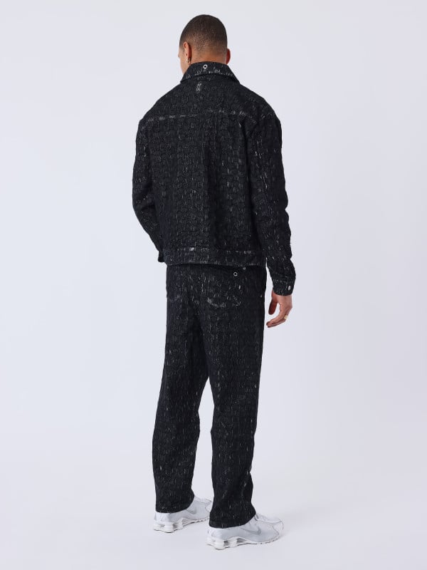 Project X Paris Pantalon Kalash X PXP En Denim A Motif Damier