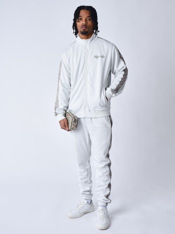 project x paris Bas de jogging à bande imprimé