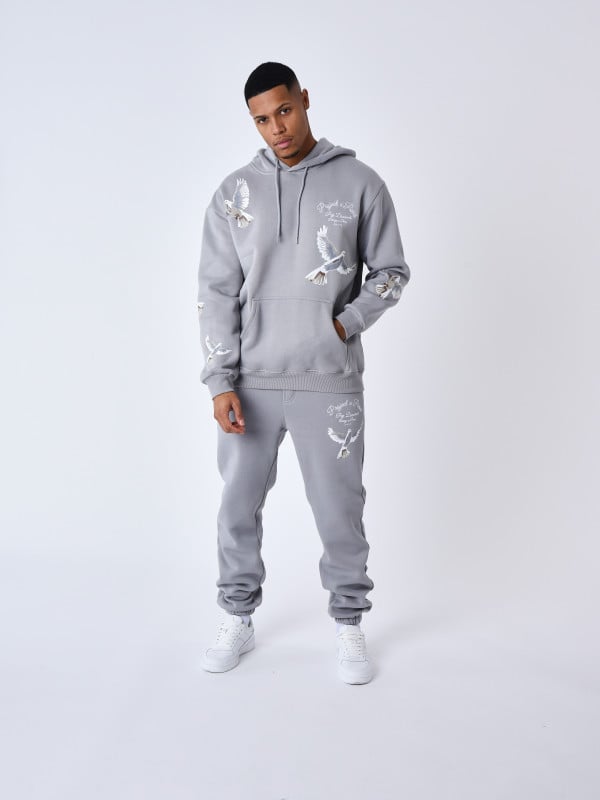 project x paris Bas de jogging à motif colombes