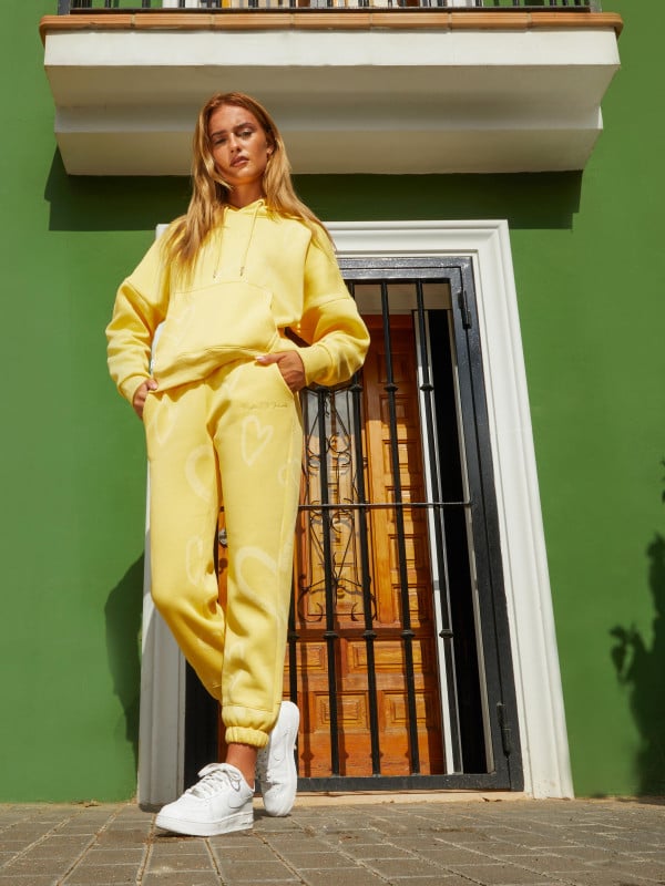 Project X Paris Bas De Jogging All Over Cœur