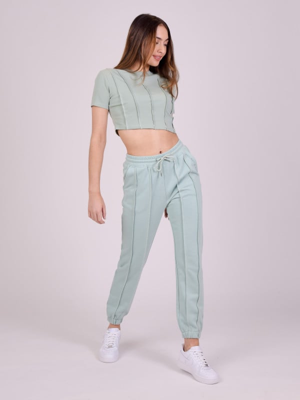 Project X Paris Bas De Jogging Avec Bords Surfilés