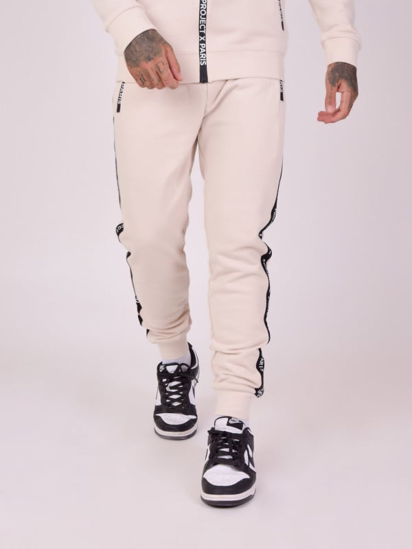 Project X Paris Bas De Jogging Basic Zip Logo
