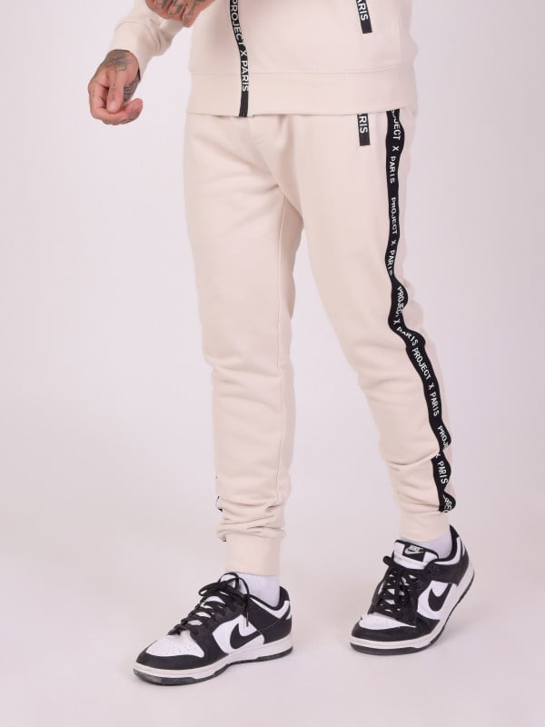 Project X Paris Bas De Jogging Basic Zip Logo