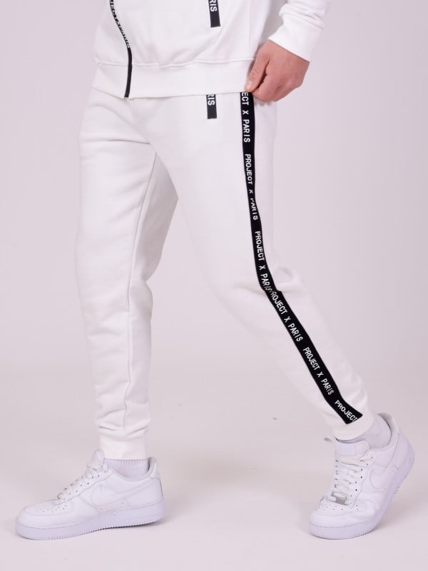 Project X Paris Bas De Jogging Basic Zip Logo