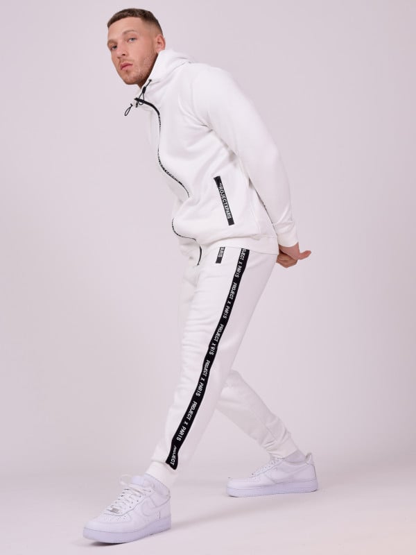 project x paris Bas de jogging basic zip logo
