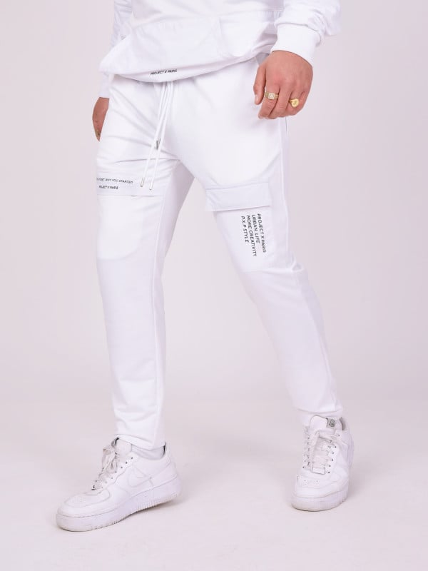 project x paris Bas de jogging bi-matière