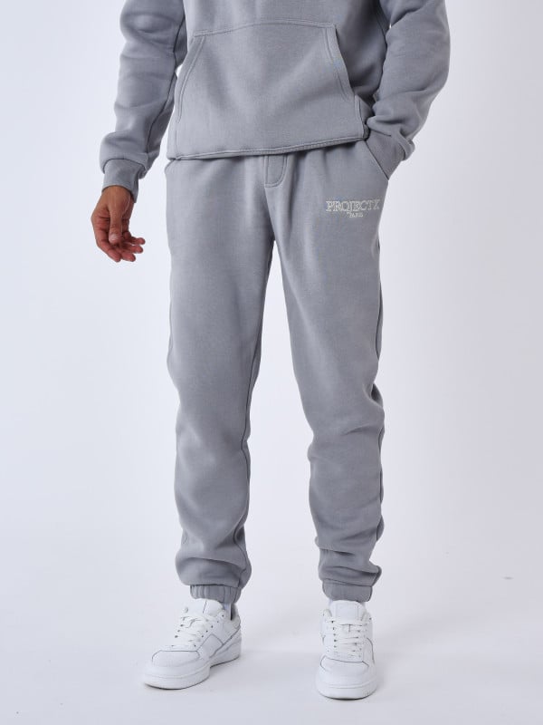 Project X Paris Bas De Jogging Broderie Contour