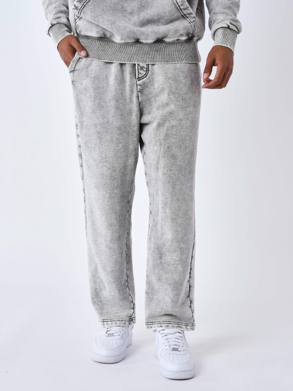 Project X Paris Bas De Jogging Délavé