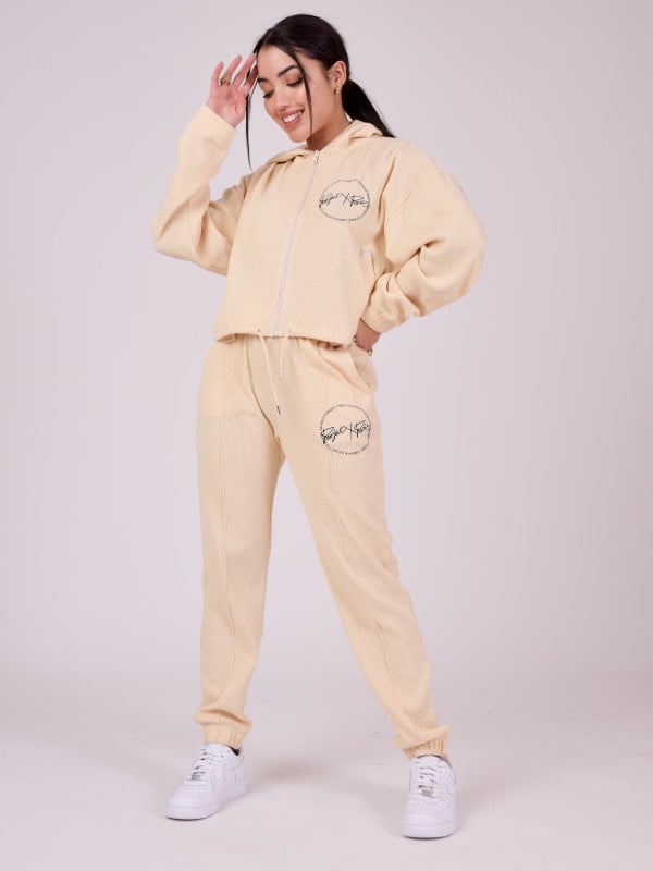 project x paris Bas de jogging effet nid d'abeille