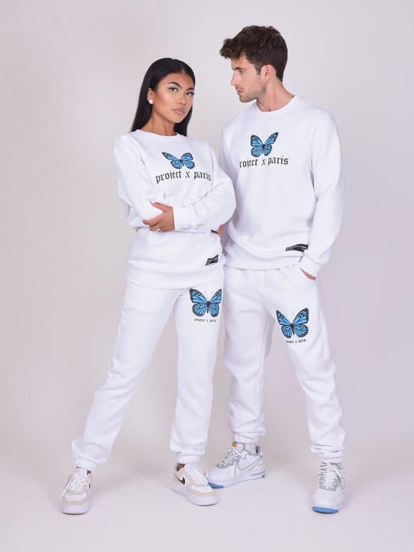 project x paris Bas de jogging impression papillon