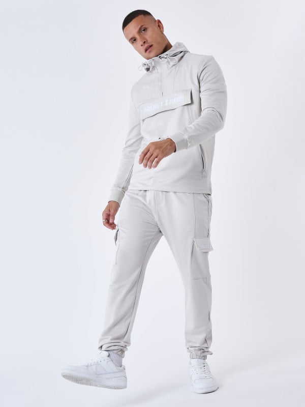 project x paris Bas de jogging style Cargo uni