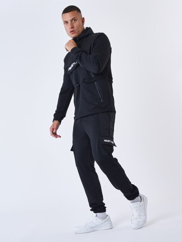 project x paris Bas de jogging style Cargo uni