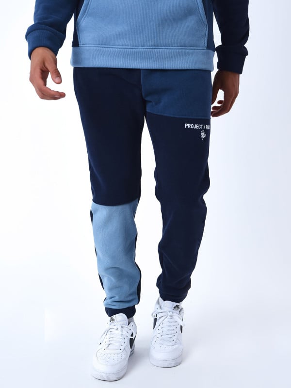 Project X Paris Bas De Jogging Tricolore En Maille