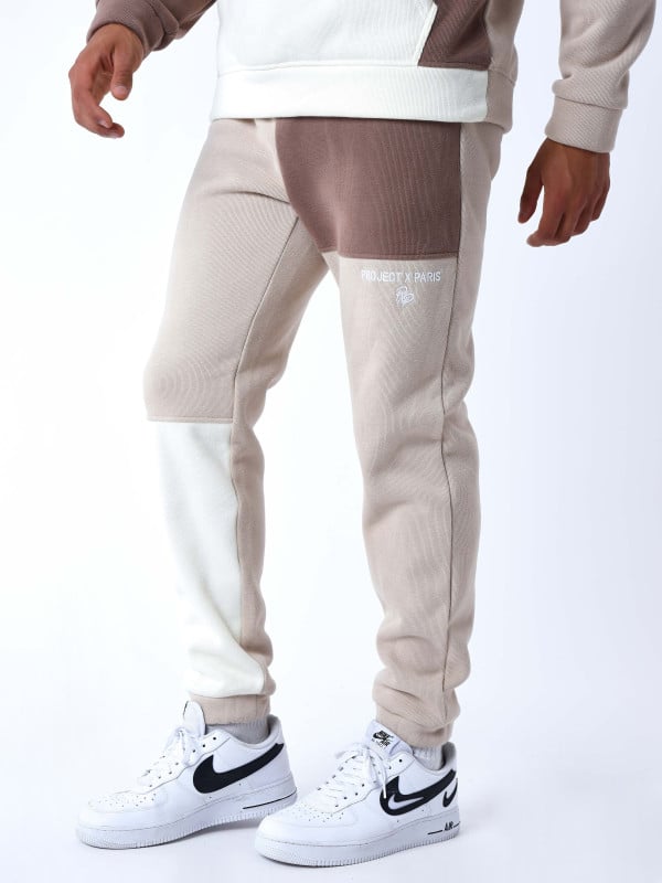Project X Paris Bas De Jogging Tricolore En Maille