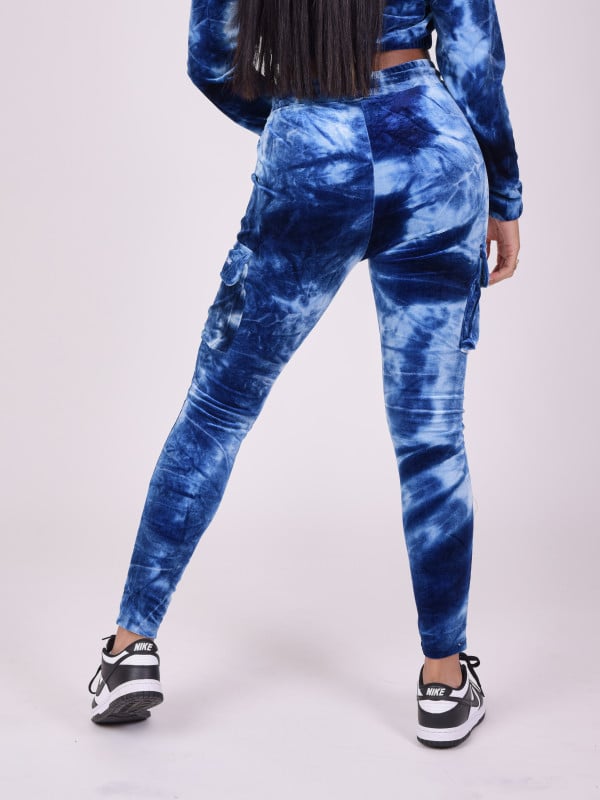 Project X Paris Bas De Jogging Velours Tie & Dye