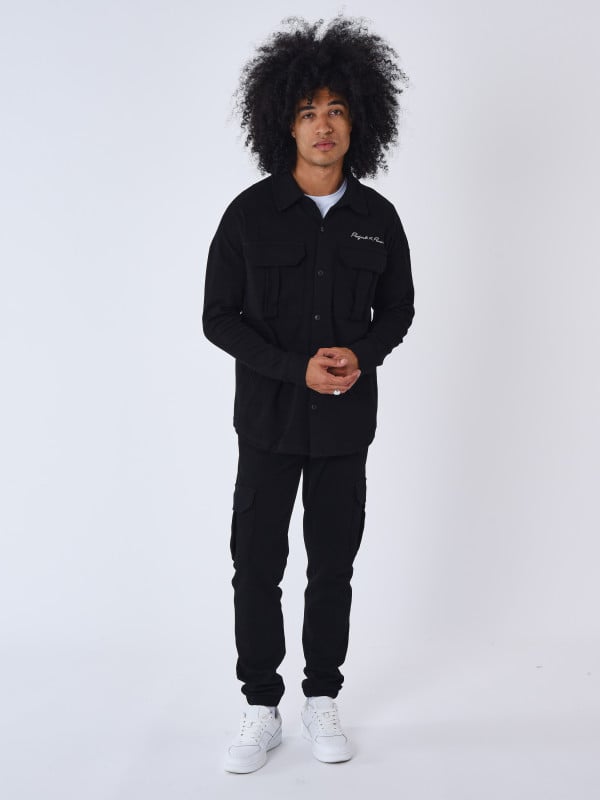 project x paris Cargo texturé à poches