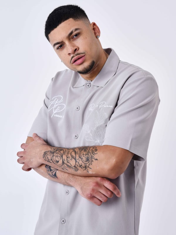 Project X Paris Chemise à Fleur Brodée