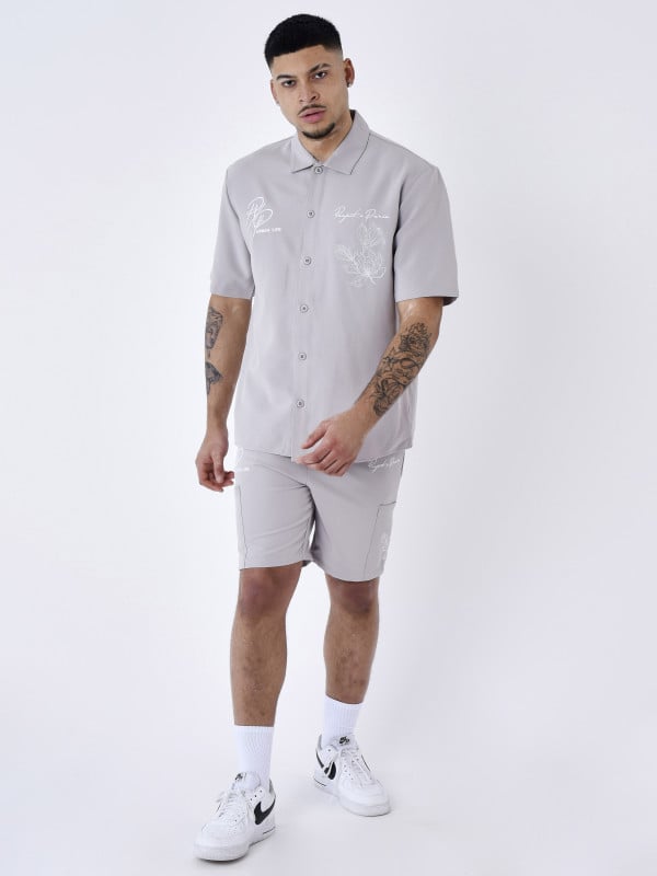 Project X Paris Chemise à Fleur Brodée