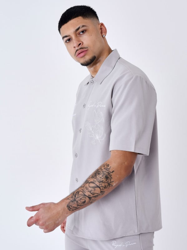 Project X Paris Chemise à Fleur Brodée