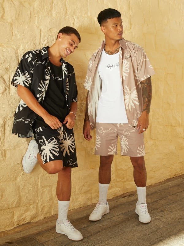 Project X Paris Chemise All Over Esquisse Fleurie