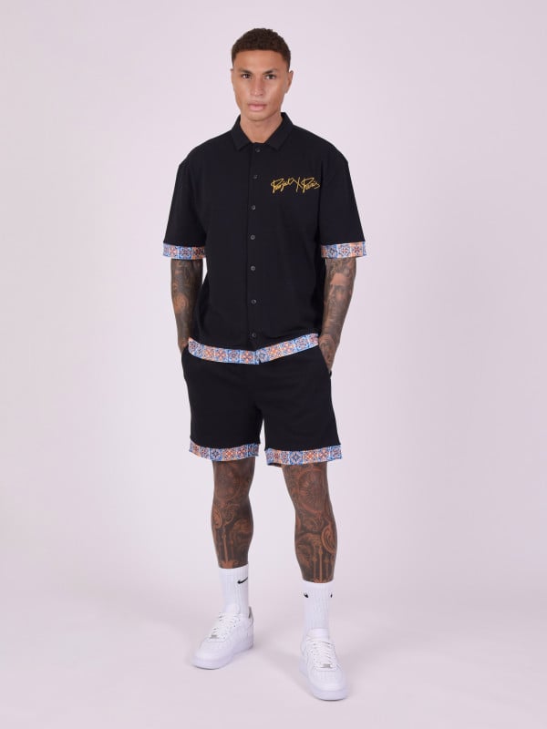 Project X Paris Chemise Avec Motifs "azulejos"