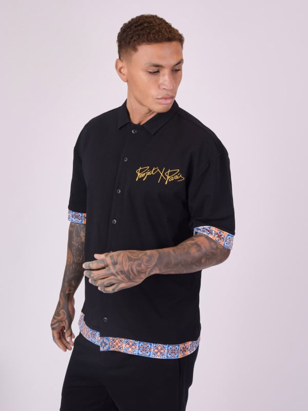 Project X Paris Chemise Avec Motifs "azulejos"