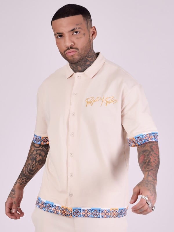 Project X Paris Chemise Avec Motifs "azulejos"