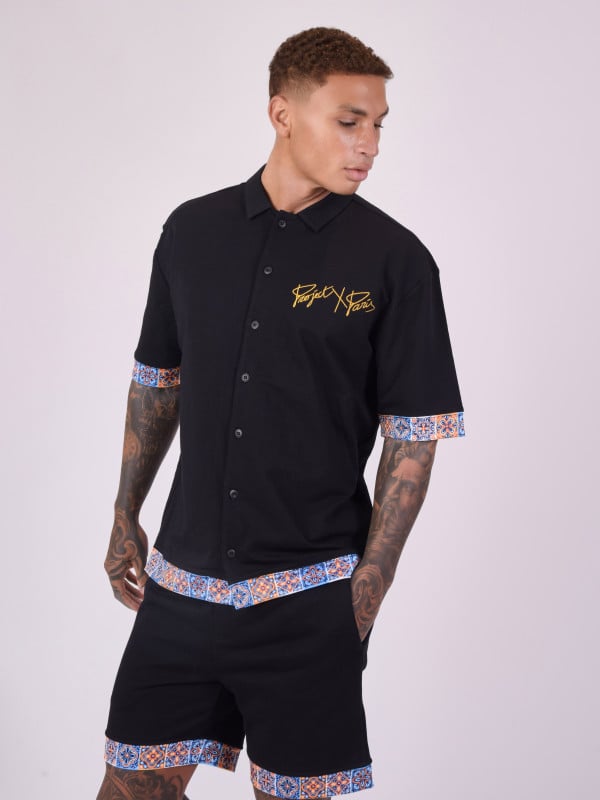 project x paris Chemise avec motifs "azulejos"