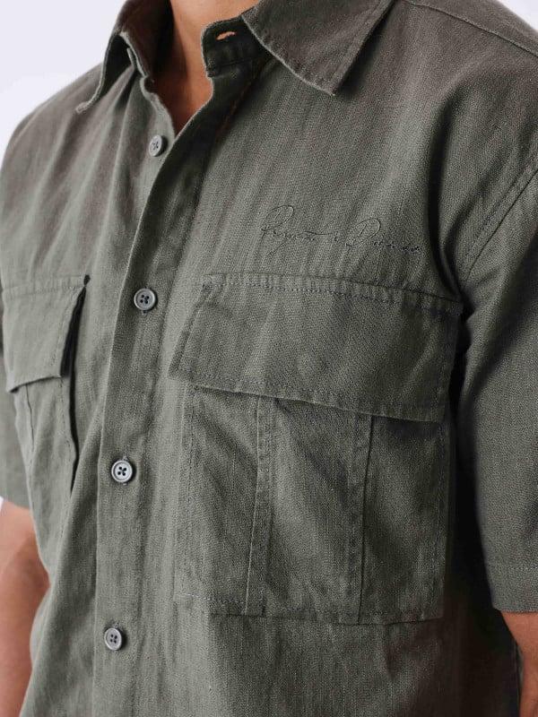 Project X Paris Chemise Décontractée Texturée