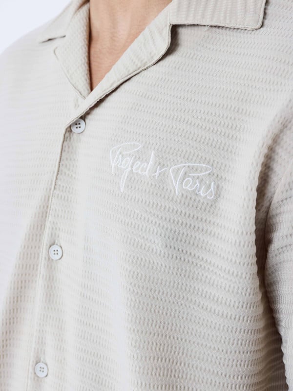 Project X Paris Chemise Décontractéé Texturée
