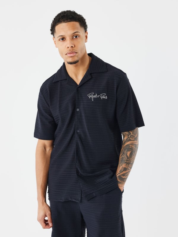 project x paris Chemise décontractéé Texturée
