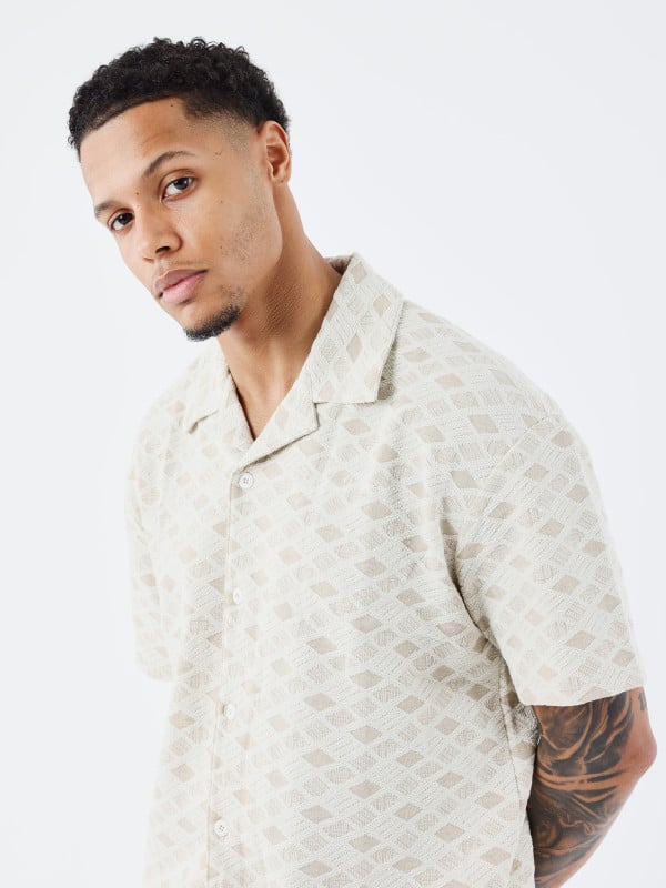 Project X Paris Chemise Décontractée Texturée