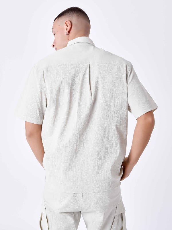 Project X Paris Chemise Effet Froissé A Poches