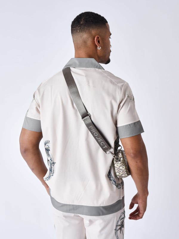 Project X Paris Chemise Imprimé Palmier