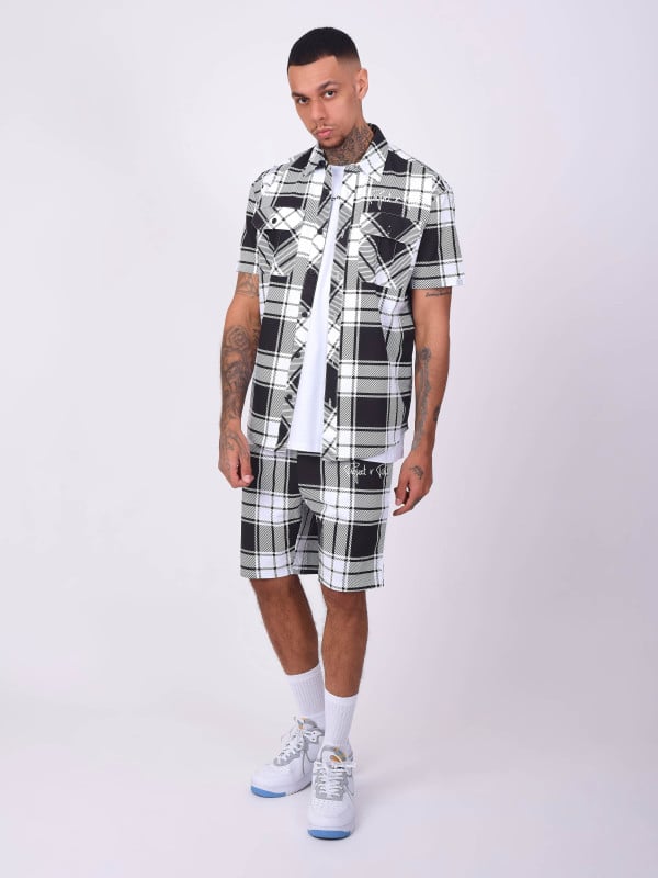 Project X Paris Chemise Manches Courtes à Carreaux