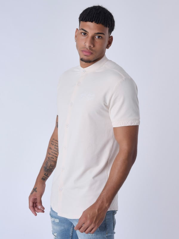 Project X Paris Chemise Manches Courtes Col Mao