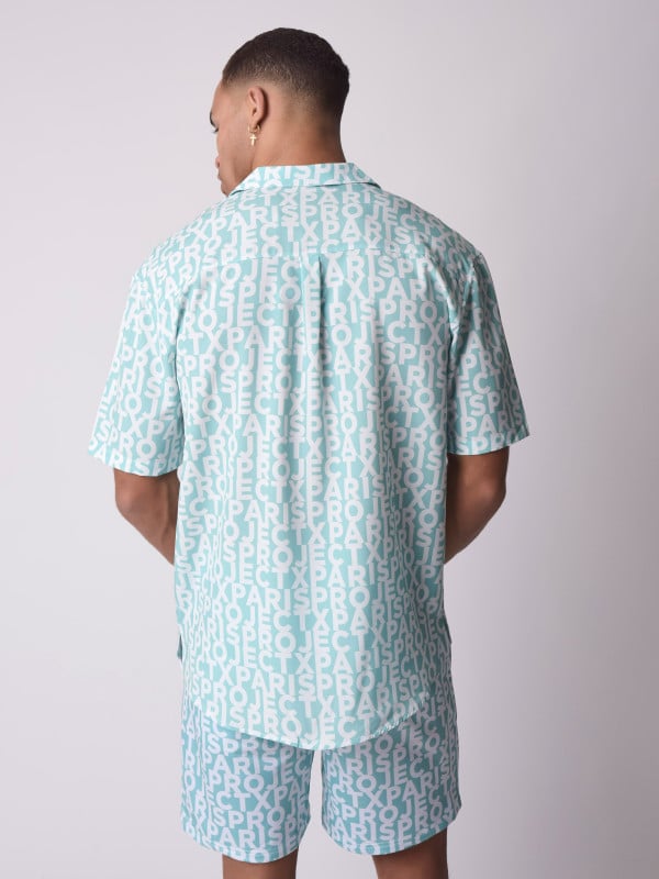 Project X Paris Chemise Manches Courtes Full Logo