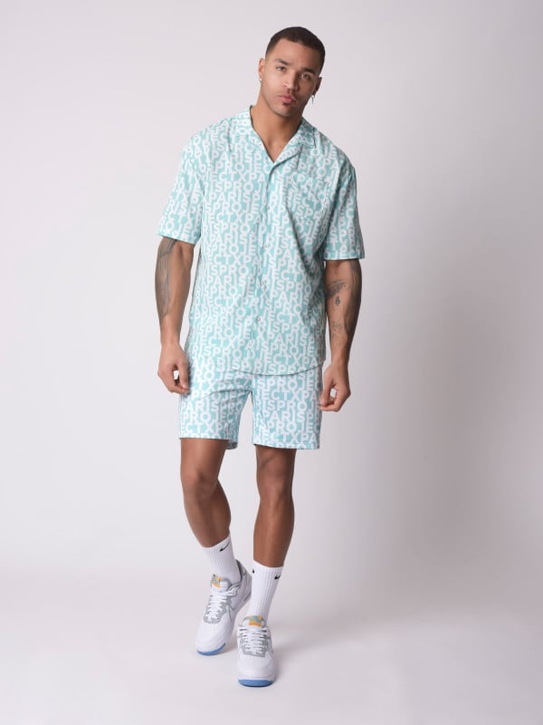 project x paris Chemise manches courtes full logo