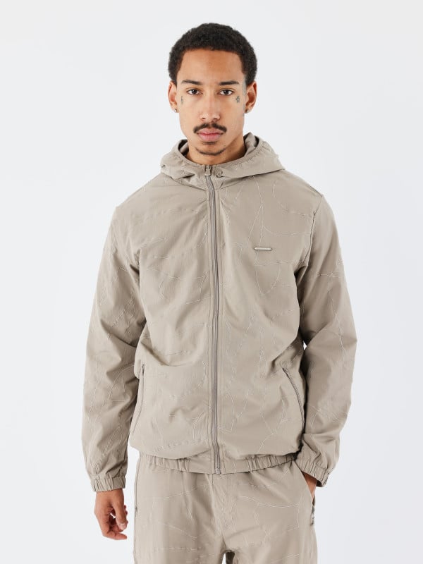 project x paris Coupe vent a détails brodé