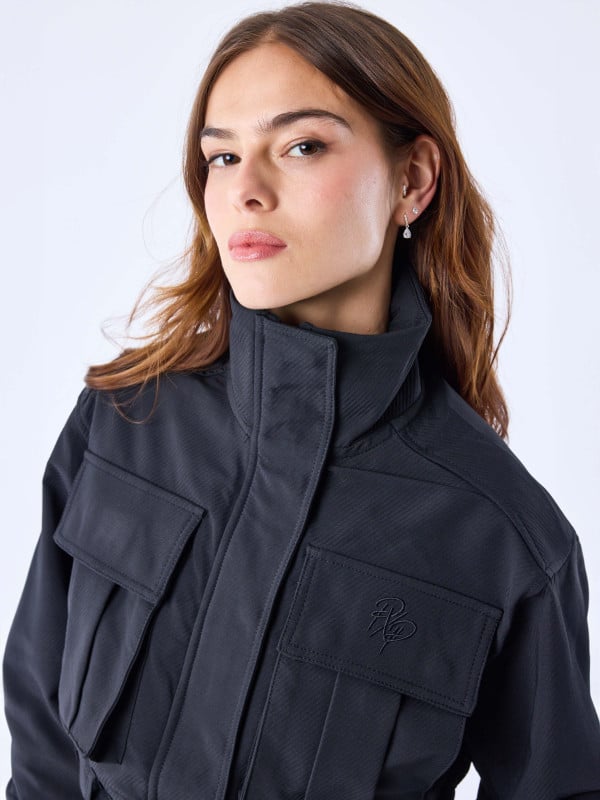 Project X Paris Coupe-vent Crop Zippé