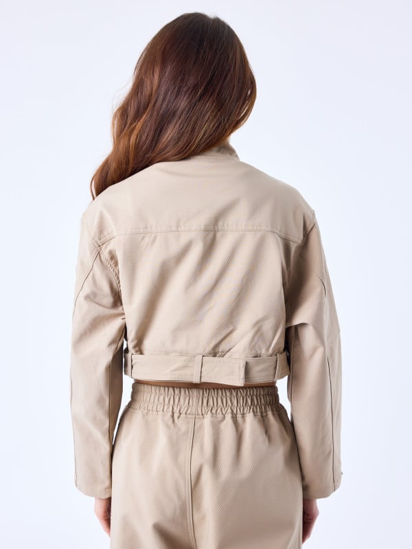 Project X Paris Coupe-vent Crop Zippé