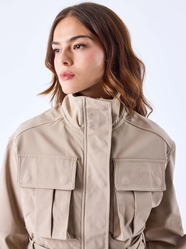 Project X Paris Coupe-vent Crop Zippé