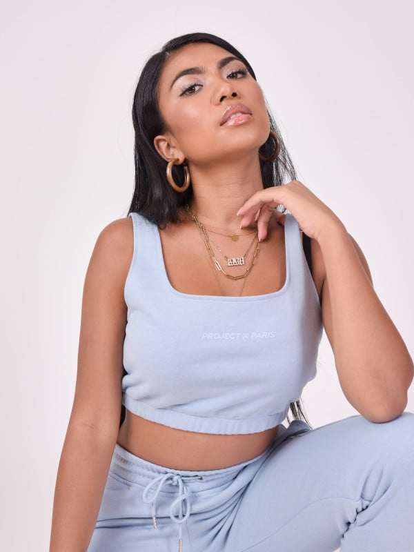 project x paris Crop top bretelle large basic