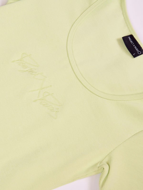 Project X Paris Crop Top Côtelé