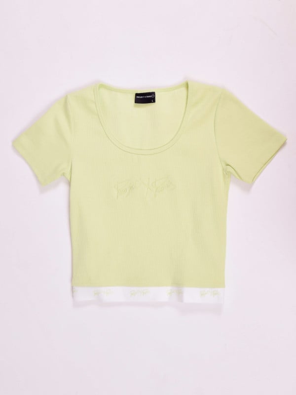 project x paris Crop top côtelé