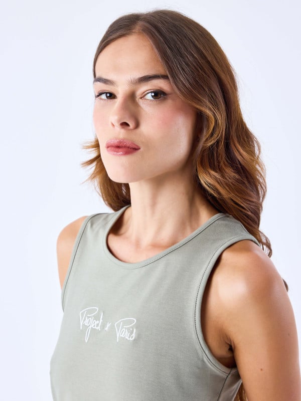 Project X Paris Crop Top Débardeur Signature
